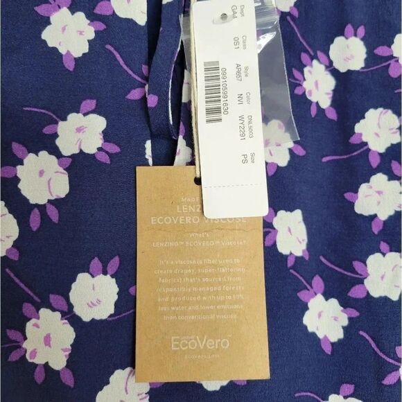 Jcrew Tie-neck tiered dress in scattered peony print - Picture 10 of 12